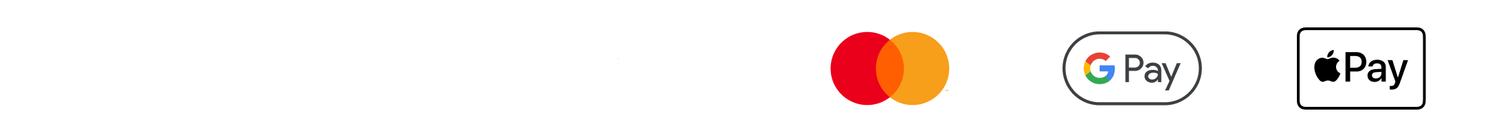 Makseviisid - Visa, Mastercard, Google Pay, Apple Pay