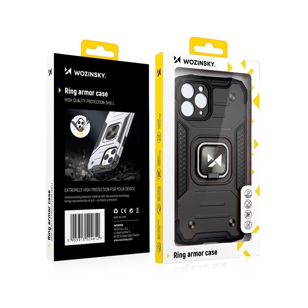 Wozinsky Ring armor ümbris Samsung Galaxy A32 5G - hõbedane