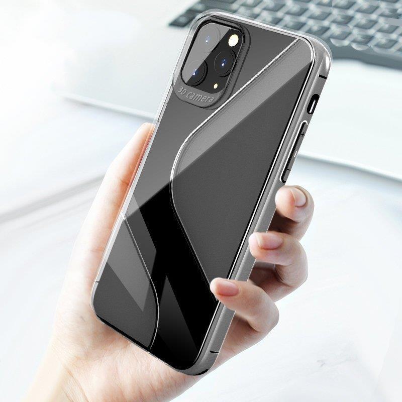 S-Case TPU ümbris Apple iPhone 12 Pro Max - läbipaistev