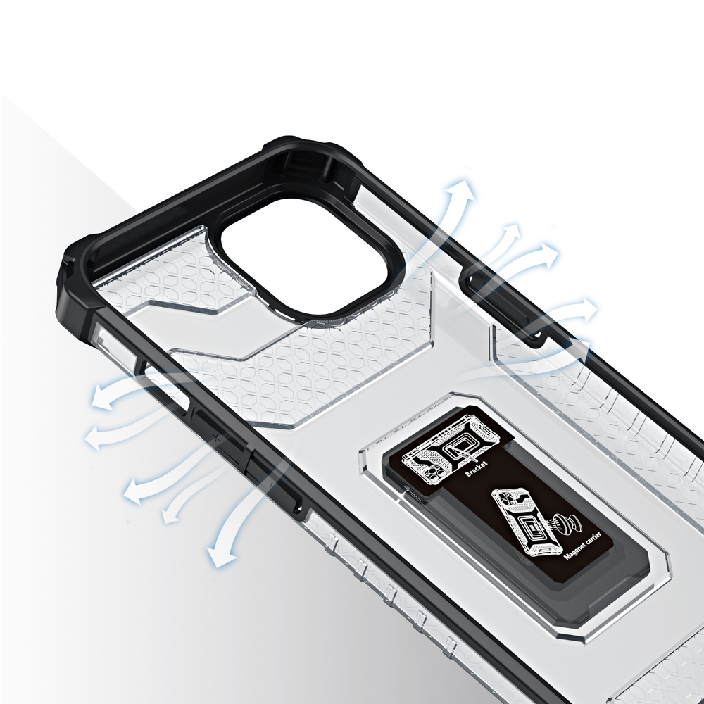 Crystal Ring Case kate Apple iPhone 13 - punane