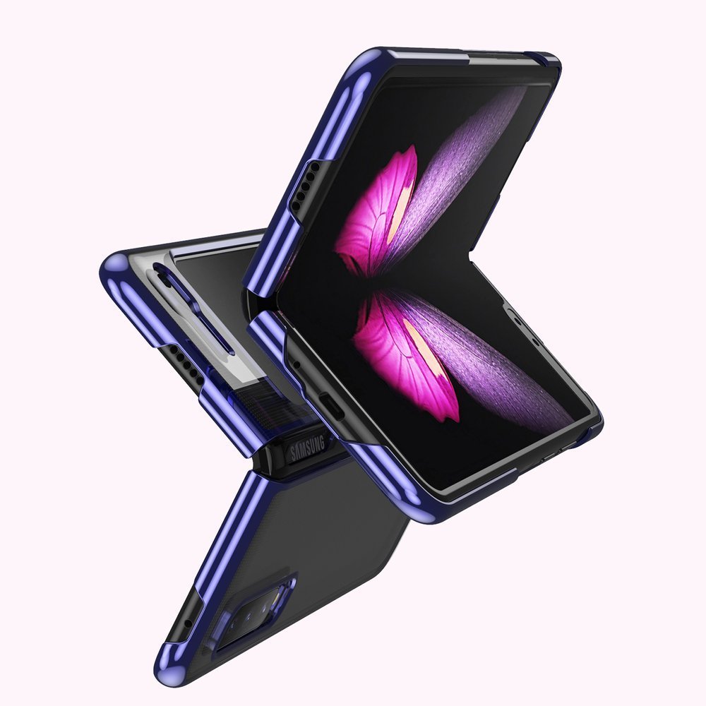 Plating Case Hard ümbris Samsung Galaxy Fold - must