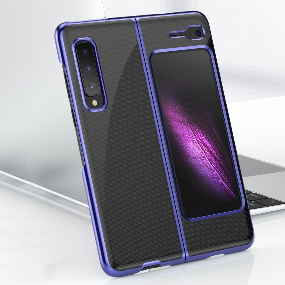 Plating Case Hard ümbris Samsung Galaxy Fold - must