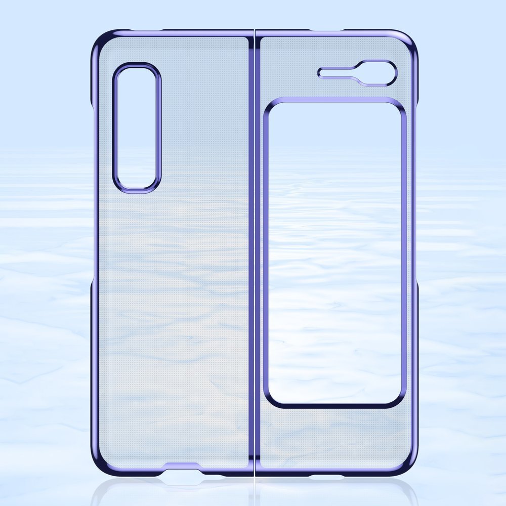 Plating Case Hard ümbris Samsung Galaxy Fold - must