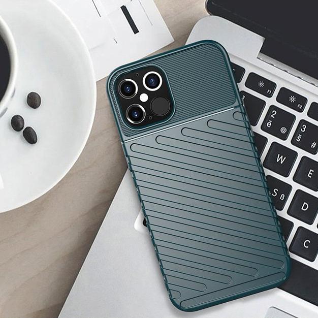 Vastupidav TPU-ümbris Apple iPhone 12 Pro Max - must