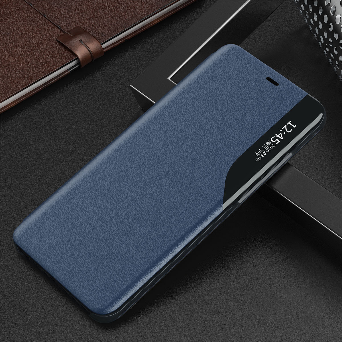 Elegantne raamatukott View Case Apple iPhone 13 Mini - punane