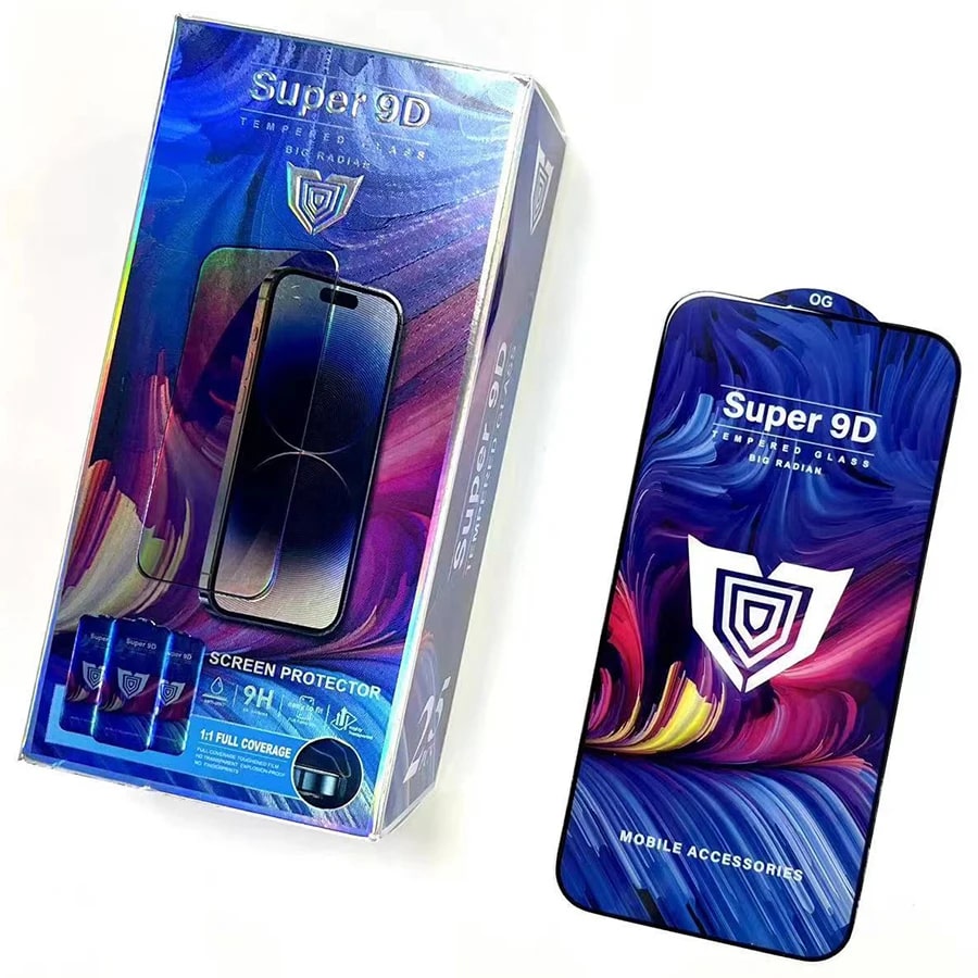 9D Super Kaitseklaas Apple iPhone 13 - must