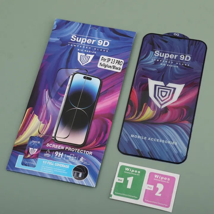 9D Super Kaitseklaas Apple iPhone 13 - must