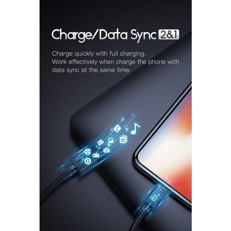 Kaabel T-Phox NETS Type-C 0,3 m 3A Must