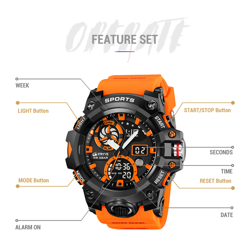 Kell STRYVE HU-38687 - Oranž / Must