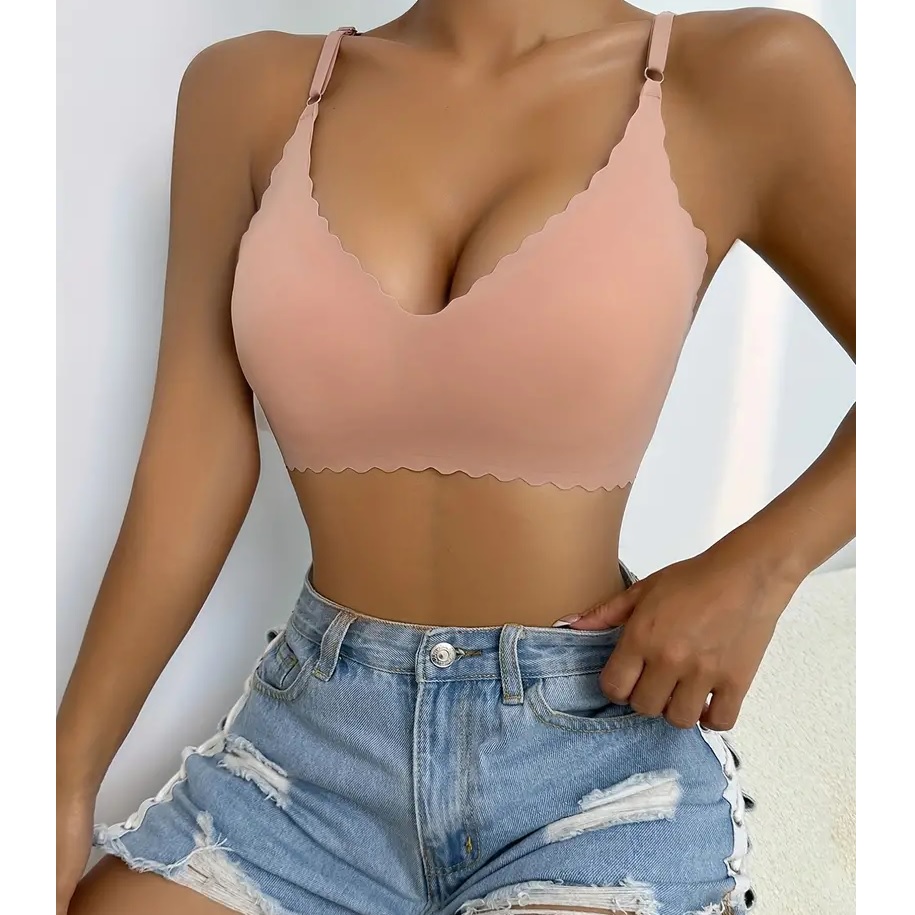 Õmblusteta rinnahoidja EL-30868 - Must / XL