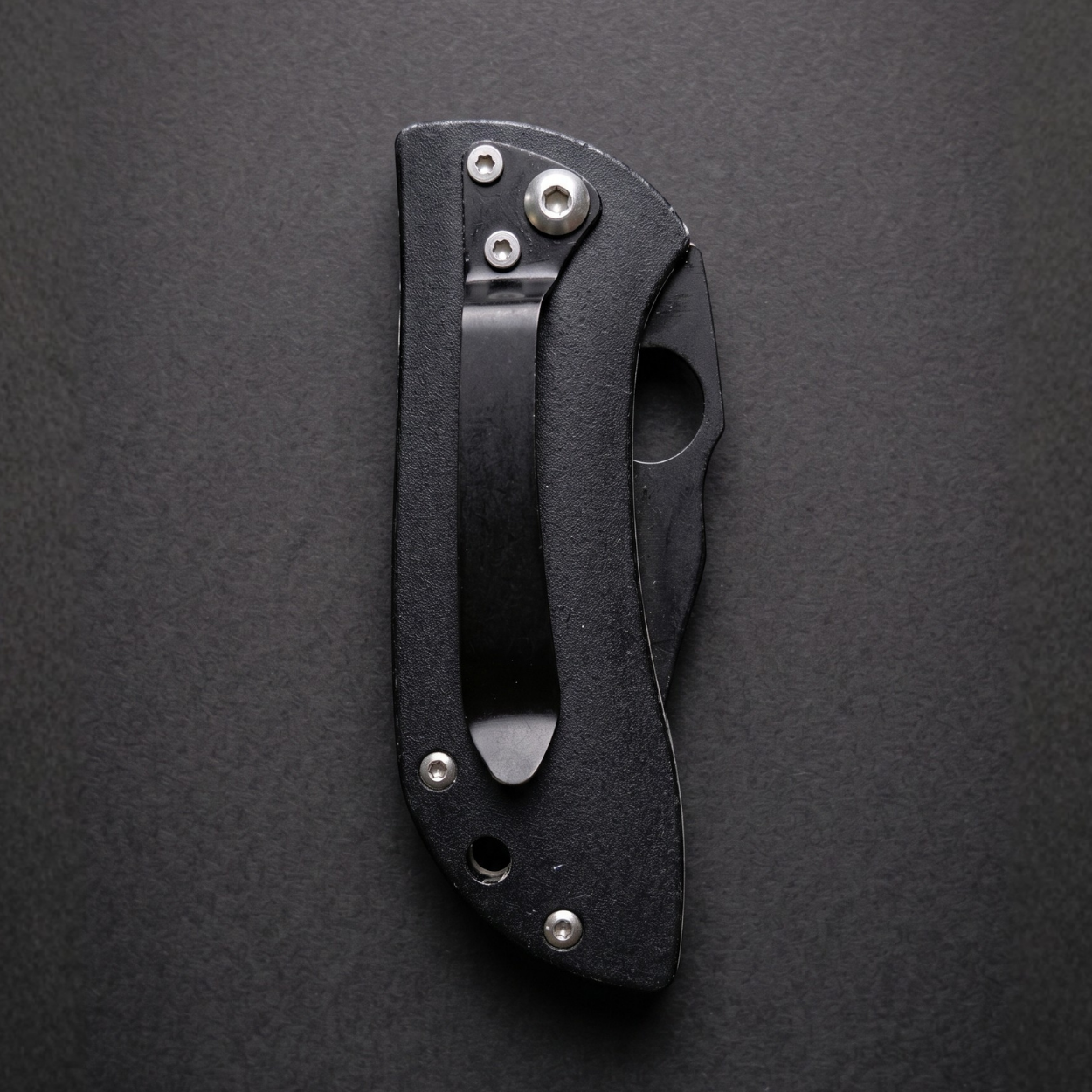 Outdoor kokkupandav nuga A3963 - Must