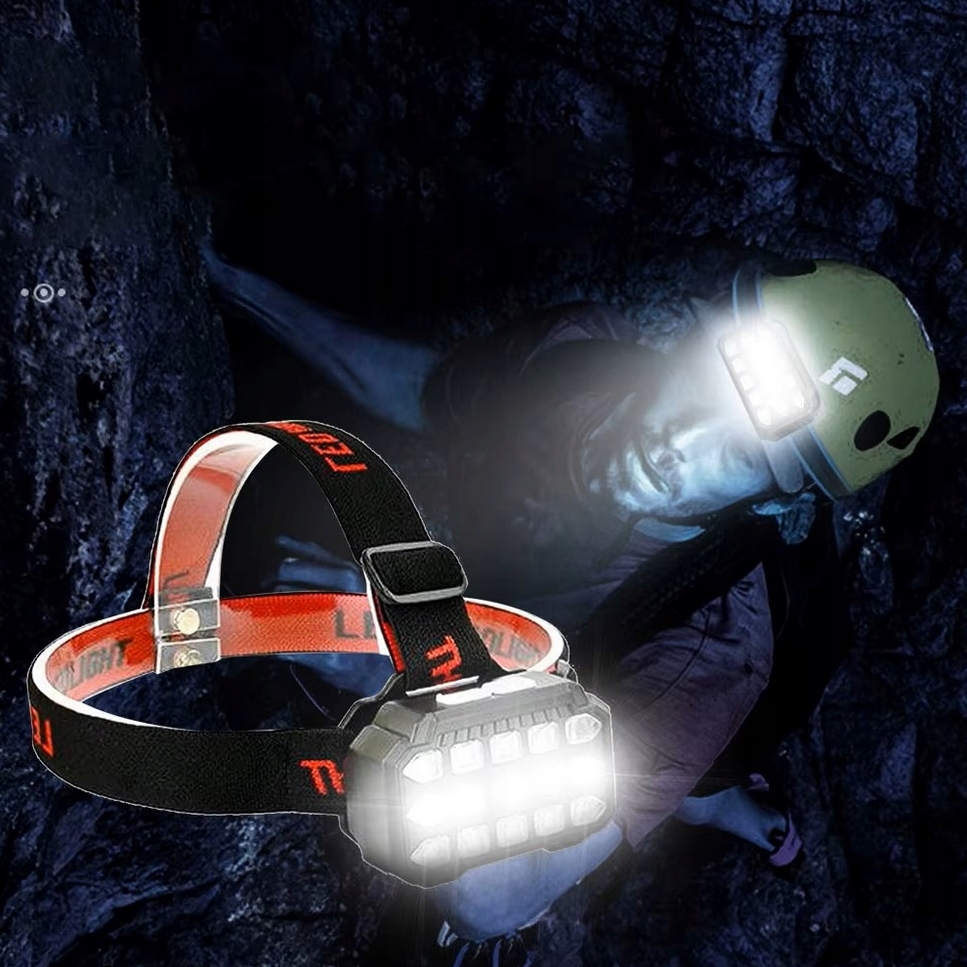 UV LED esilamp USB laadimisega - Must