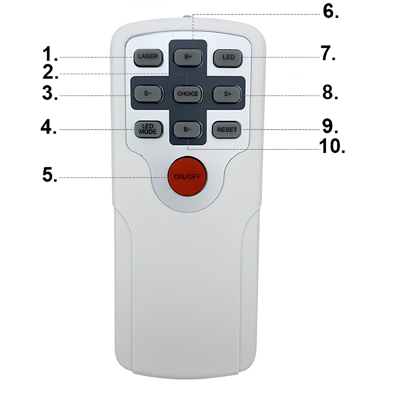 LED tähistaevaprojektor AR - 40951 - Valge