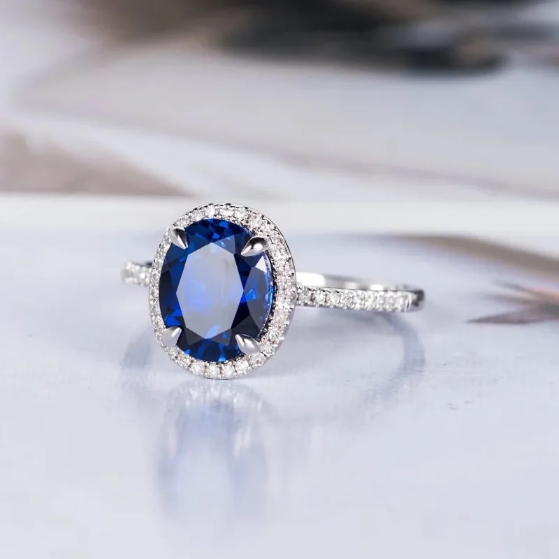 Sõrmus RO-35618 Blue - Hõbe / Sinine / 55mm