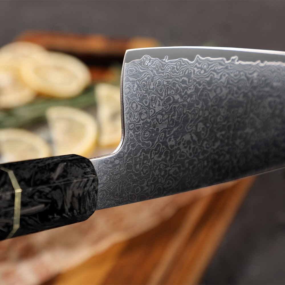 Damaskusest kööknuga TS-37457 - Chef2 / Must