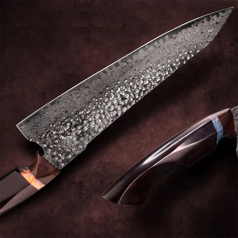 Damaskuse kööginuga HARAHU SA-26708 - Must