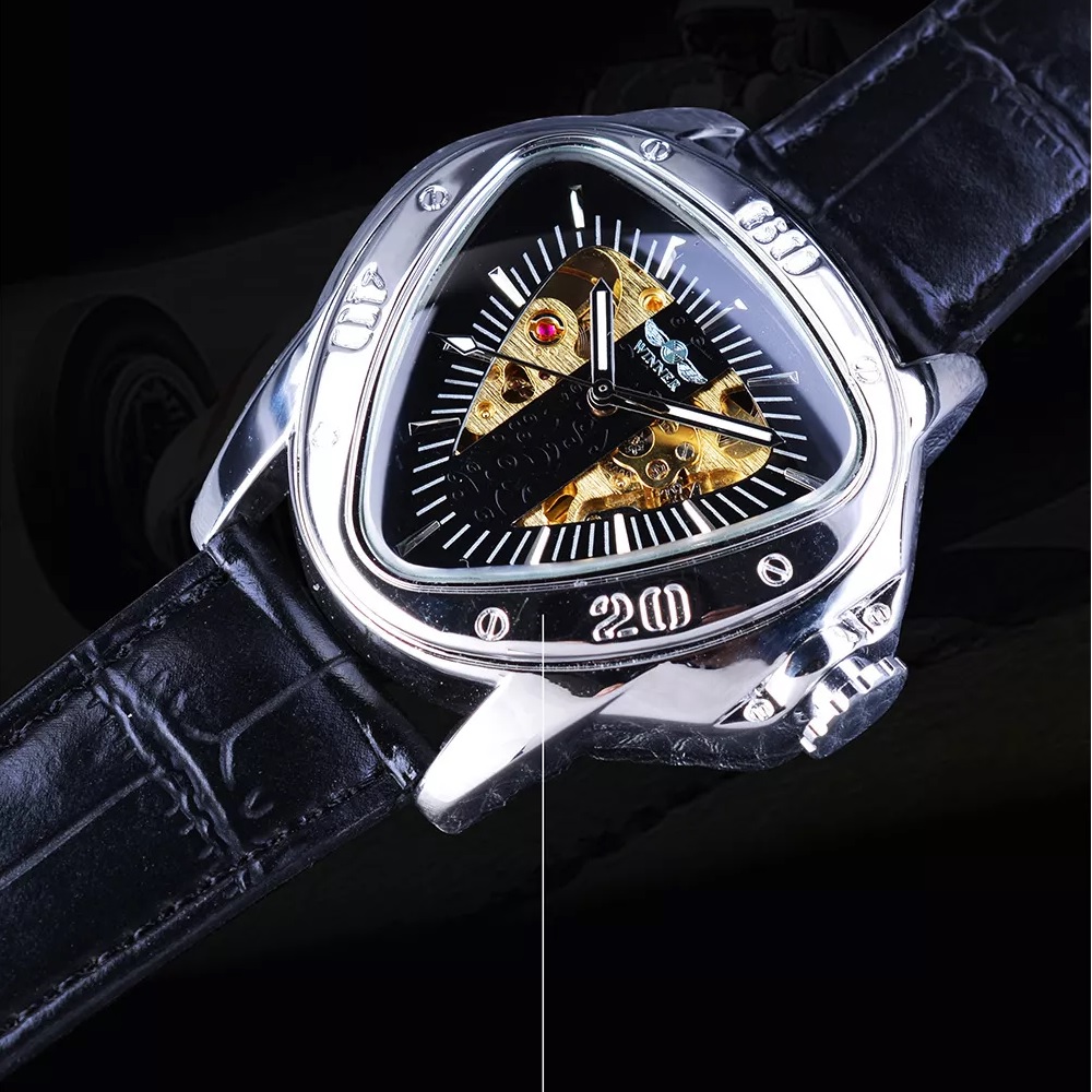 Kell Winner OT-14445 - Must / Kuldne / Valge