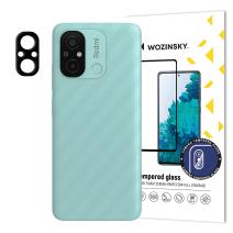 Wozinsky Karastatud klaas kaamerale 9H Xiaomi Redmi 11A/Redmi 12C - must